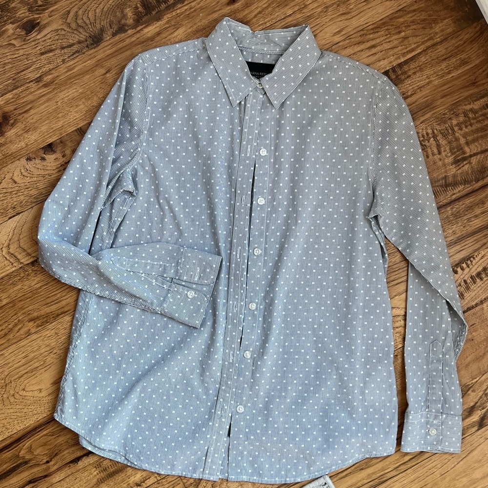 Banana Republic Button Down Work Shirt Blouse M